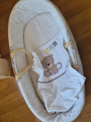 Cuco/Moisés Bebé reborn, New born, recién nacido