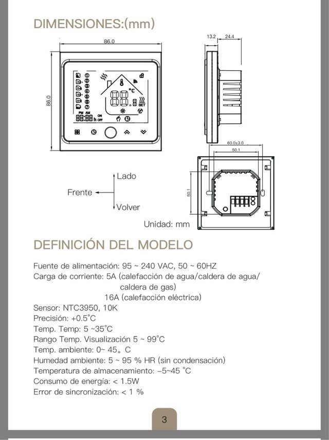 Termostato BHT-002 Wifi