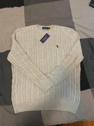 Maglione Polo Ralph Lauren Grigio Taglia L