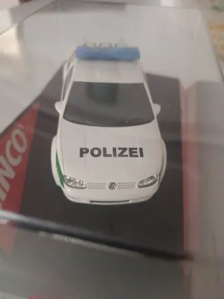 Coche Scalextric Ninco Policía Blanco