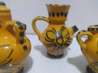 Lote Cerámica España 70s: Botijos y Piezas