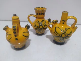 Lote Cerámica España 70s: Botijos y Piezas