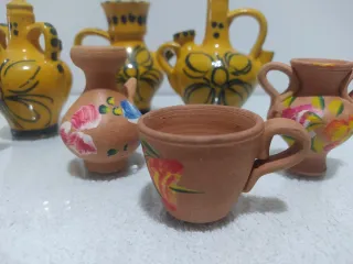 Lote Cerámica España 70s: Botijos y Piezas