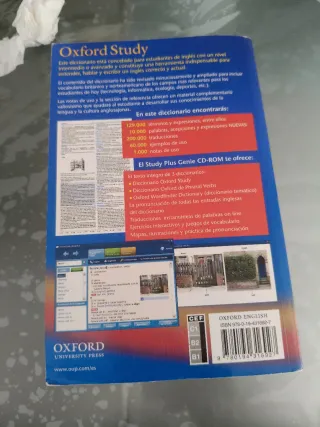Diccionario Oxford Study para estudiantes de in...