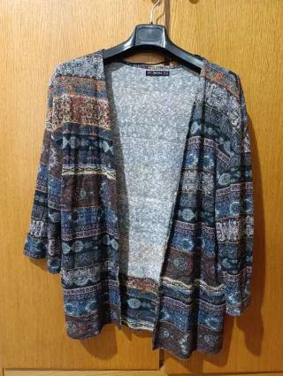 Chaqueta Kimono Estampada