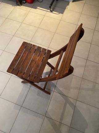 Sillas de jardín de madera