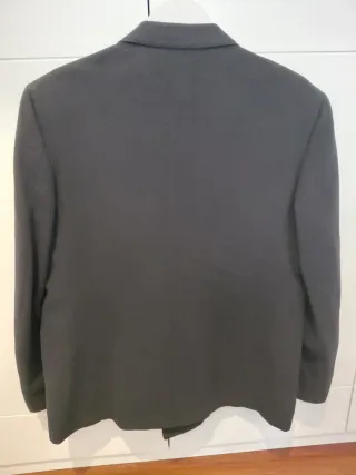 Chaqueta Negra Lana Virgen Hombre