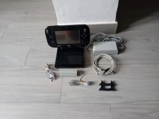 Nintendo Wii U Negra Completa