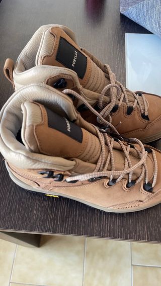 Botas de montaña Forclaz beige/marrón