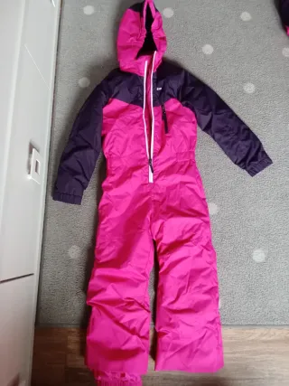 Mono de nieve rosa y morado Talla 6