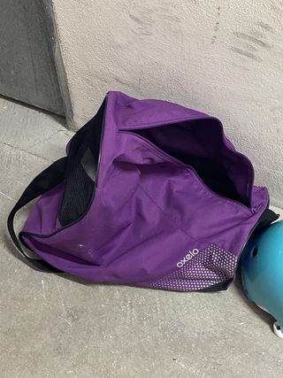 Patines, Casco y Bolsa Morada (35/38)