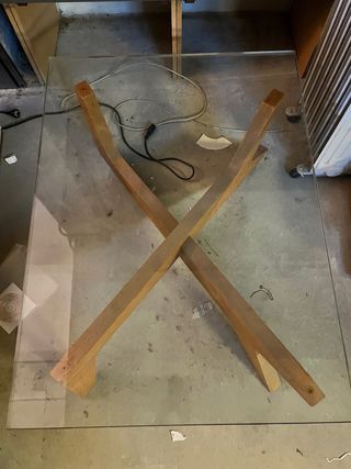 Mesa Centro Matthew Hilton Heals Madera Cristal