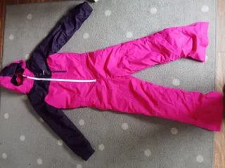 Mono de nieve rosa y morado Talla 12