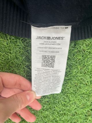 Jersey Jack & Jones Negro Talla XL Niño