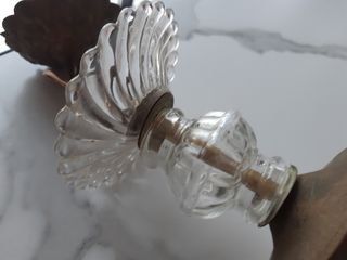 Lámpara de cristal antigua