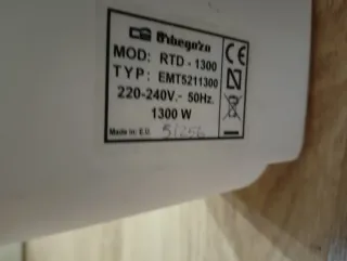 2 Emisores Térmicos marca Obergozo,