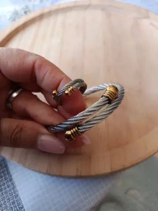 Conjunto Pulsera y Anillo Acero Inoxidable