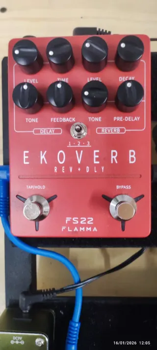 Pedal Flamma FS22 EKOVERB Delay Reverb