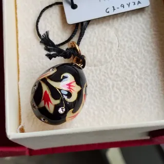 Colgante Huevo Metales Varios Pintado a Mano