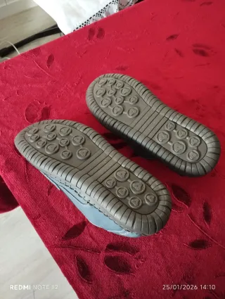 Mocasines casuales azul y marrón