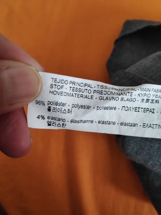 Top de punto Zara gris mujer