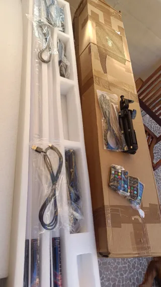 4 Barras LED LUXCEO Portátiles RGB Control Remoto