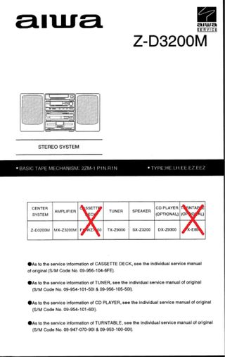 Cadena Aiwa Z-D3200M
