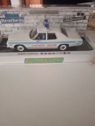 Coche Scalextric Dodge Monaco Blues Brothers