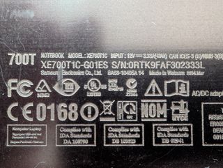 Samsung XE700T1C Notebook Intel I5