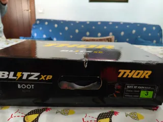 Botas Motocross Niños Thor Nuevas, talla 34