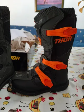 Botas Motocross Niños Thor Nuevas, talla 34