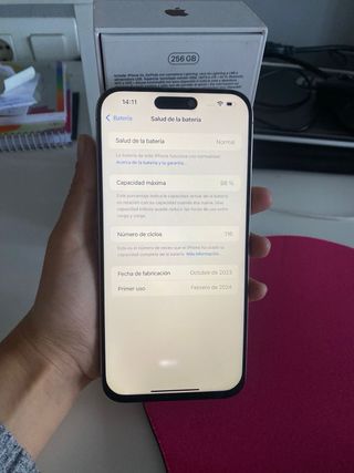 iPhone 15 Pro Max Plata 256GB