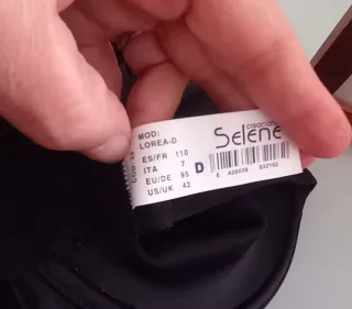 Sujetador Selene Lorea Negro