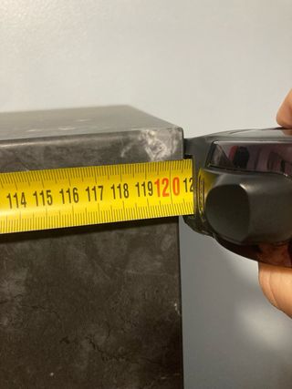 Mueble Besta Ikea Gris Oscuro Efecto Cemento