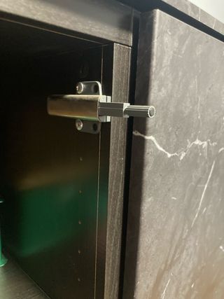 Mueble Besta Ikea Gris Oscuro Efecto Cemento