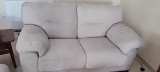 Sofá 3 plazas y sofá 2 plazas beige