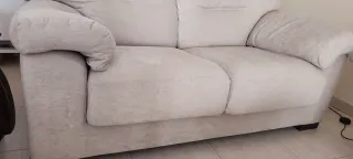 Sofá 3 plazas y sofá 2 plazas beige