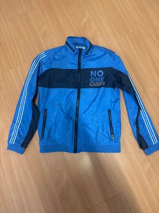 Giubbino ragazzo blu NO ONE CARES