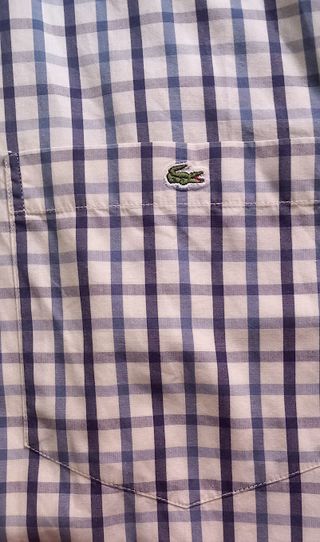 Camisa Lacoste Caballero Manga Corta Talla M