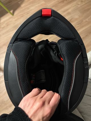 Casco de moto LS2 gris