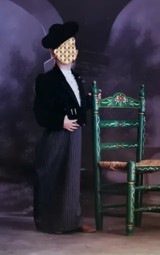 Traje de amazona niña