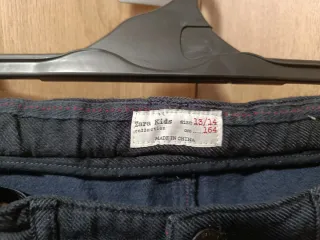 Pantalón niño azul marino de tela talla 13-14