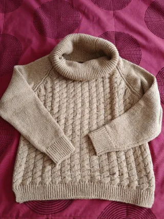 Jersey Massimo Dutti Talla L Beige