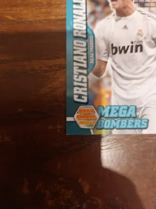 Carta Cristiano Ronaldo Mega Cracks 10-11