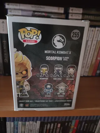 Funko Pop Scorpion Flaming Skull 255