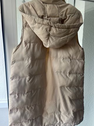 Chaleco Zara Beige Talla S