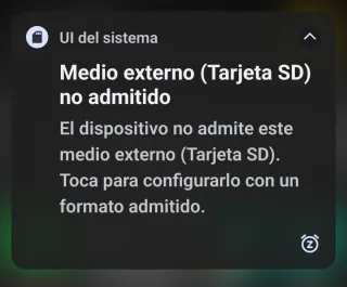 ¿Te sale este mensaje en tu móvil?