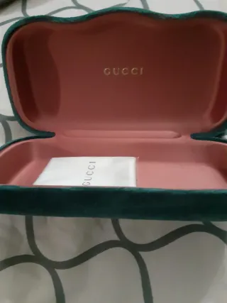 Custodia occhiali Gucci verde