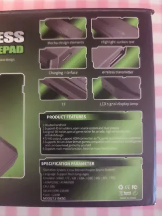 Consola Retro Game Stick Lite Negra