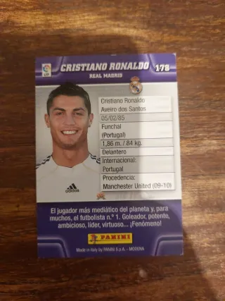 Carta Cristiano Ronaldo Mega Cracks 10-11